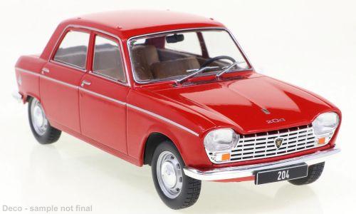 White Box 1:24 Peugeot 204 - red - 1968 