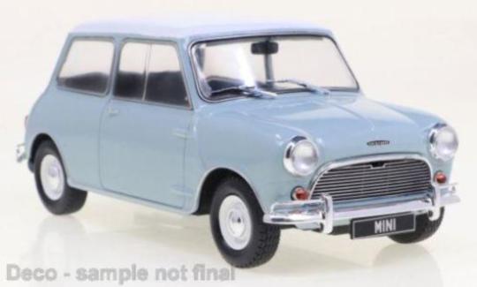 White Box 1:24 Austin Mini Cooper S - lightgreen/white - 1965 