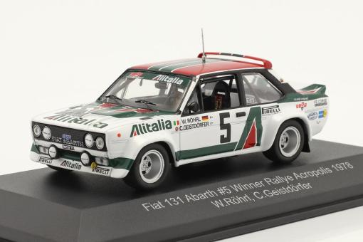 CMR 1:43 Fiat 131 Abarth #5 Winner Rallye Acropolis 1978 (Röhrl/Geistdorfer) 