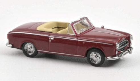 DS Automodelle Modellbauvertrieb, NOREV 1:87 Peugeot 403 Cabriolet 1957 -  red