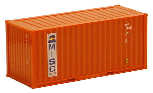 AWM SZ 20 ft Container gerippt weiß 