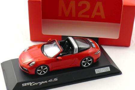 DS Automodelle Modellbauvertrieb, Spark 1:43 Porsche 992 Targa 4S - lava  orange