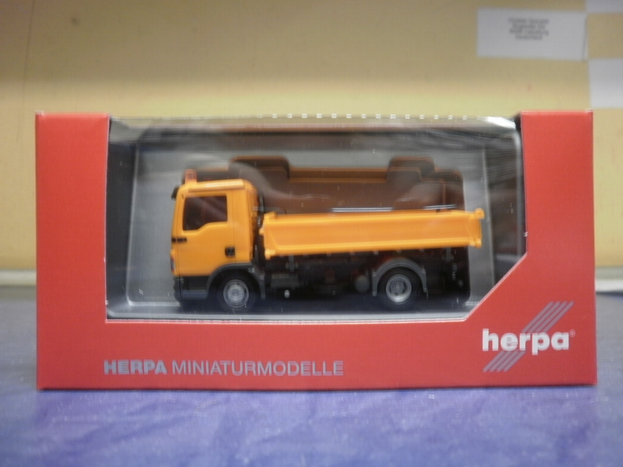 DS Automodelle Modellbauvertrieb | Herpa LKW MAN TG L 3-Seiten Kipper