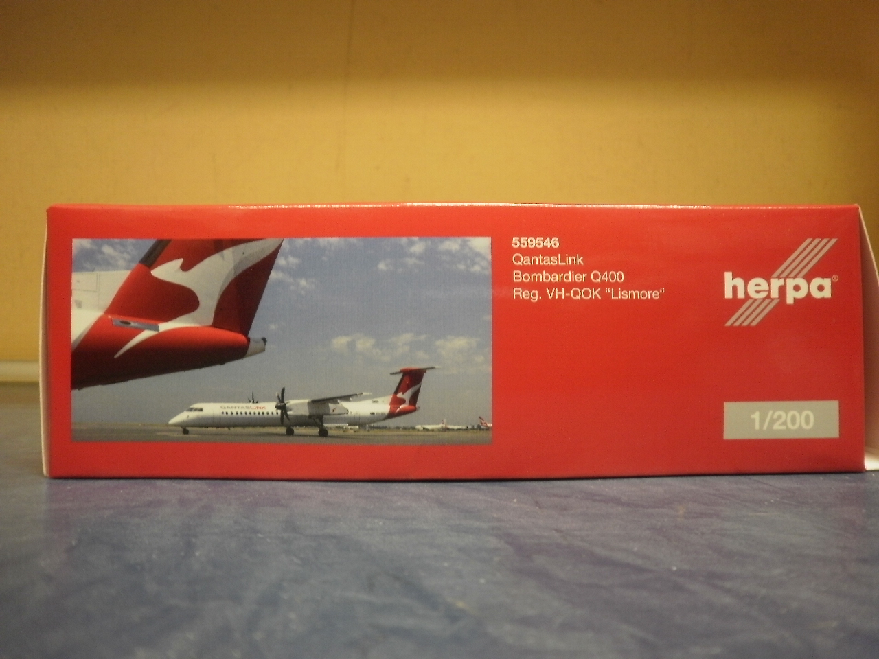 Ds Automodelle Modellbauvertrieb Herpa Wings 1 200 Bombardier Q400 Qantas Link 559546 Online Kaufen