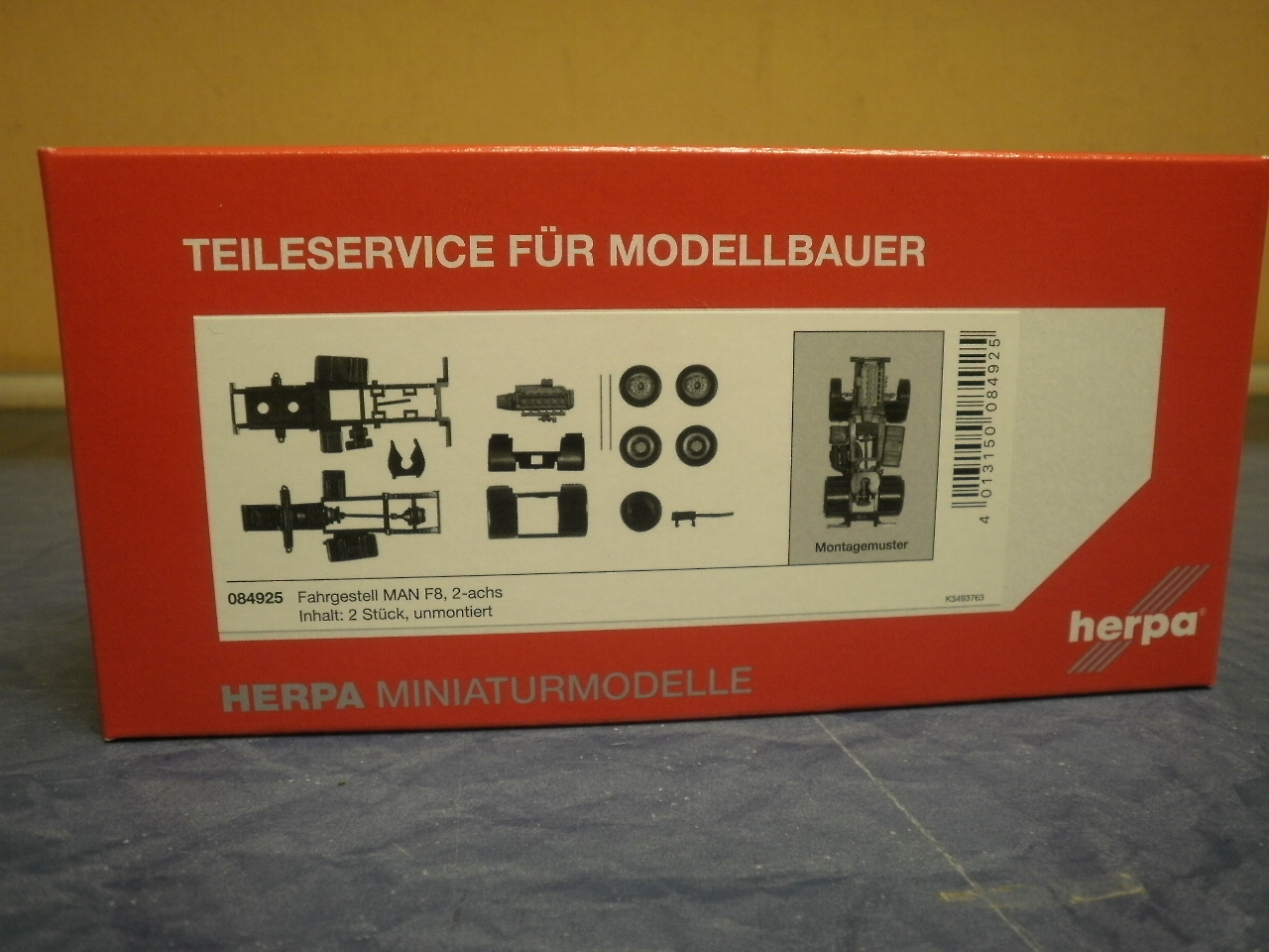 Herpa LKW MAN F8 SZM 2achs weiß
